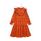 Orange Lawn Dress